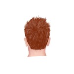 kurze Haare rot