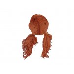 lange Haare Zöpfe rot