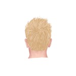 kurze Haare blond