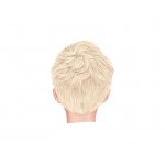 kurze blonde Haare