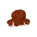 lange rote Haare