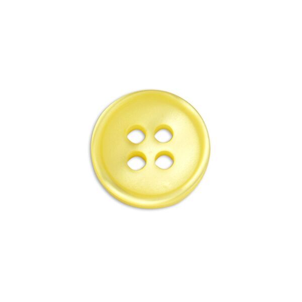 Toller runder KNOPF - zartes gelb - 12mm für für Blüse, Wäsche & co 