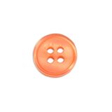 runder KNOPF - lachs / orange - 12mm für für Blüse, Wäsche & Co