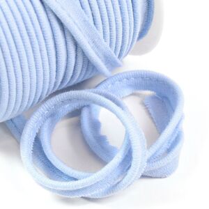 JERSEY-Paspel hellblau, elastisches Jersey-Paspelband - dehnbar, ideal für Shirts & Co