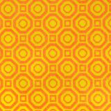 FILZPLATTE/ bedruckter Filz für Applikationen und Maschinenstickerei, Waben, gelb/ orange