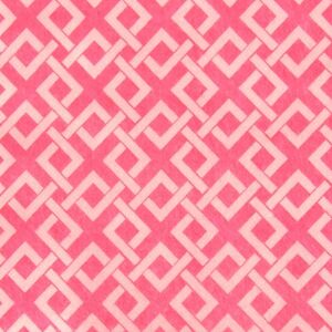 FILZPLATTE/ bedruckter Filz für Applikationen und Maschinenstickerei, verschlungene Quadrate, pink/ rosa