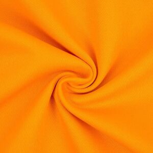 Hochw. Elastic-Twill, uni, ideal für Kleidung und Deko, orange