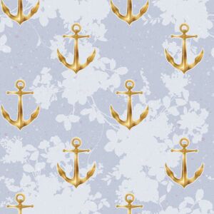 Bio-Jersey, Anker, Blumen, seagirls, maritim, by BioBox