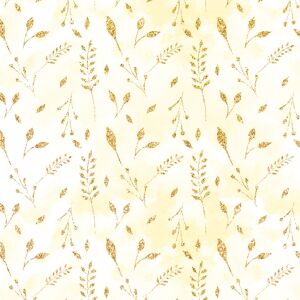 Bio-Jersey, leaves, gold mint collection by BioBox