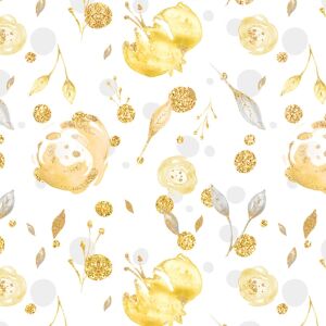 Bio-Jersey, gold flowers, gold mint collection by BioBox