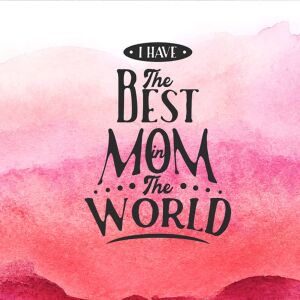 Bio-Jersey, Panel - best Mom in the world, SuperMama,...
