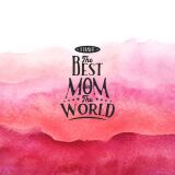 Bio-Jersey, Panel - best Mom in the world, SuperMama, Superkind