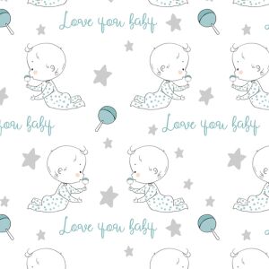 Bio-Jersey, LOVE YOU baby, boy, family in love by BioBox