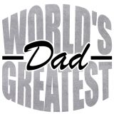 Bio-Jersey, XL-Panel, Worlds greatest Dad, BETONSTYLE, SuperPapa
