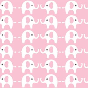 Bio-Jersey, Elefanten-Freunde rosa weiss, ElefantenLiebe,...