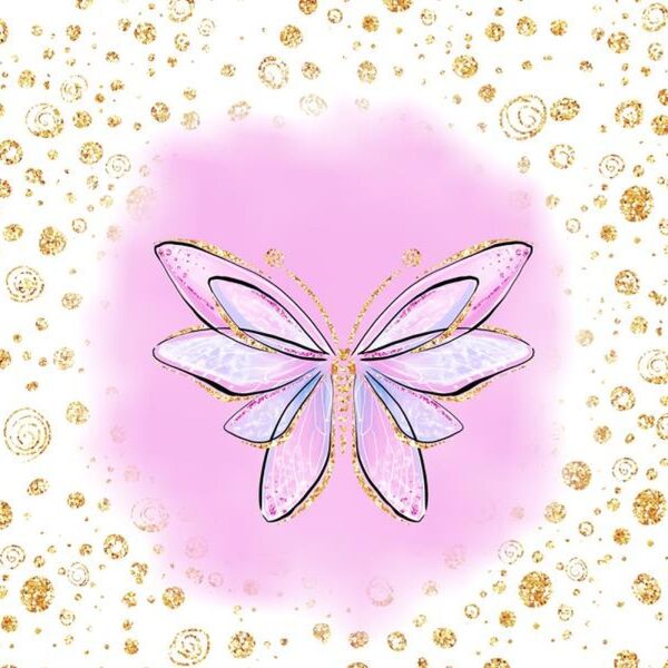 Bio-Jersey, Schmetterling Panel, be my butterfly