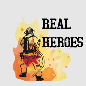 Bio-Jersey, XL Panel Real Heros, Feuerwehr Heldenzeit, by...