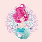 Bio-Jersey Meerjungfrau PANEL, merbeauty