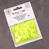 BabySnap T5 Druckknöpfe, 30 Stück (12,4mm), B36, glänzend, neongelb