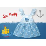 Bio-Jersey, Seestern - stripes, Sea Party, Bio-Box