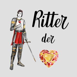 Bio-Jersey, Ritter der Herzen PANEL, Drachen & Ritter by...