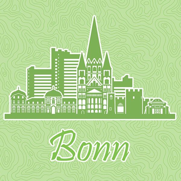 Bio-Jersey Bonn XL Panel grün - Städte-Kollektion
