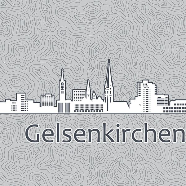 Bio-Jersey Gelsenkirchen XL Panel grau - Städte-Kollektion
