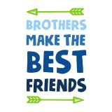 Bio-Jersey best friend brother Panel, SuperBruder exklusiv