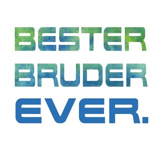 Baumwolle, Bester Bruder ever Panel SuperBruder by BioBox