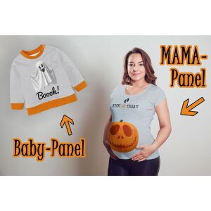 Bio-Jersey, 2tlg. XL Set copy and paste Umstands-Panel + Baby-PanElasthan