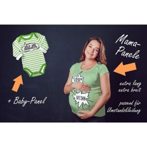 Bio-Jersey Baby-stripes Kombi KÜKEN - gelb, bald-Mama-Serie