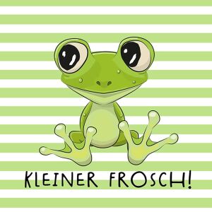 Bio-Jersey PANEL kleiner Frosch, bald-Mama-Serie by Bio-Box