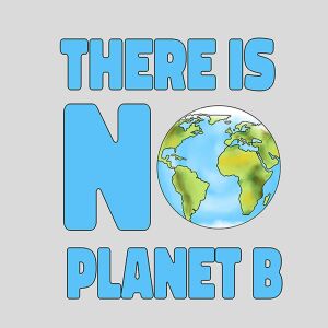 Bio-Jersey XL Panel there is no planet b, statement für...