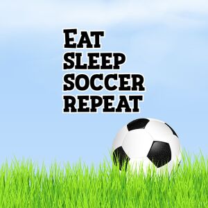 Bio-Jersey FUßBALL Panel eat sleep soccer repeat