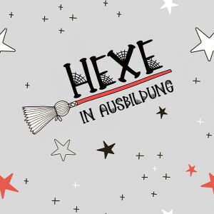 Bio-Sommersweat HEXE in Ausbildung Panel, Hexen-Kollektion