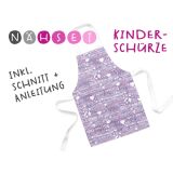 Nähset Kinder-Schürze, SuperSchwester, inkl. Schnittmuster + Anleitung