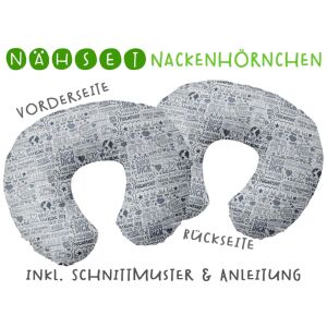 Nähset Nackenhörnchen SuperFreundin, inkl. Schnittmuster & Anleitung