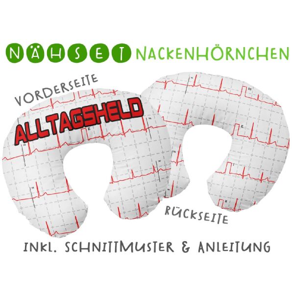 Nähset Nackenhörnchen, Alltagsheld, inkl. Schnittmuster & Anleitung