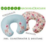 Nähset Nackenhörnchen, Waldfeefreunde, inkl. Schnittmuster & Anleitung