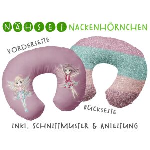 Nähset Nackenhörnchen, Waldfeefreunde fake-Glitzer, inkl....