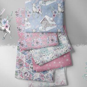 Bio-Sommersweat WUNSCHNAME Panel, Lovely Deer, by Bio-Box