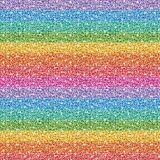 Bio-Sommersweat, Feine Streifen, Rainbow Fakeglitzer Stripes