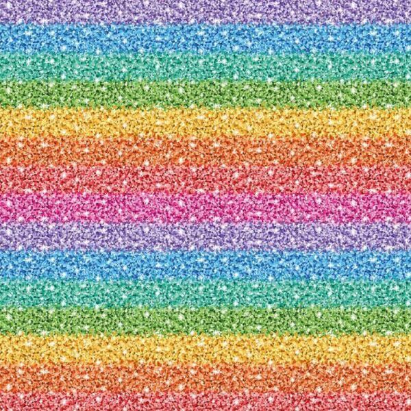 Baumwolle, Feine Streifen, Rainbow Fakeglitzer Stripes, hochw. Popeline