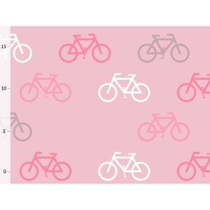 Bio-Jersey, Ton in Ton, Fahrrad, rosa