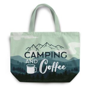 Nähset XL Shopper-Bag Tasche, camping & Coffee,...