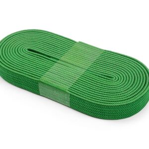 2m GUMMIBAND - grasgrün - 10mm breit, hohe Elastizität -...