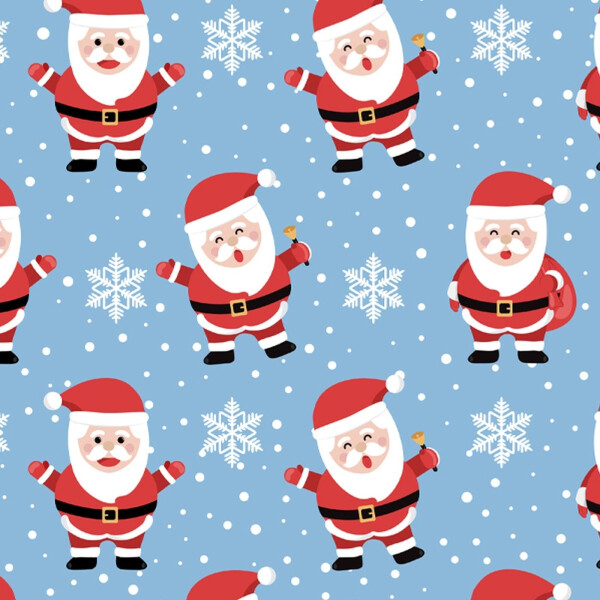 Santa auf hochwertiger, super weicher, ägyptischer Baumwolle, Weihnachten