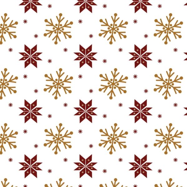 snowflakes auf hochwertiger, super weicher, ägyptischer Baumwolle, Weihnachten