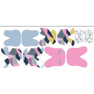 15-tlg. Nähset Schleich Spielpferde Decken (10 Stück) & Schabracken (5 Stück), Bio-Jersey