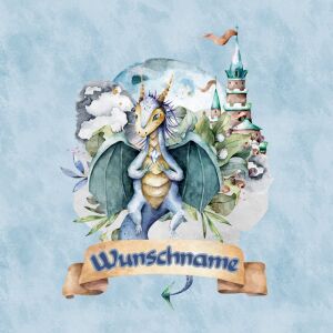 Bio-Jersey WUNSCHNAME Panel, Once upon a time
